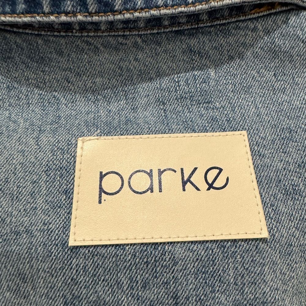 NEW PARKE Oversized Denim Jacket in Vintage Wash - Picture 12 of 12